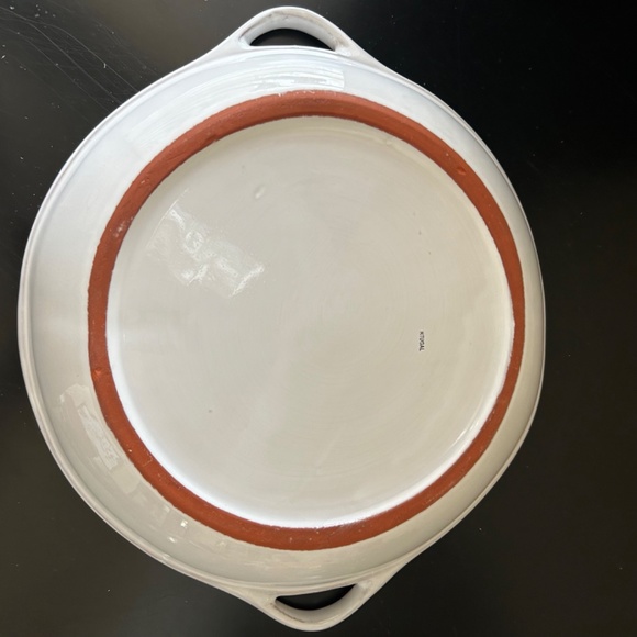 White Ceramic Appetizer Dip Tray. Made in Portugal. Vintage - Picture 2 of 5